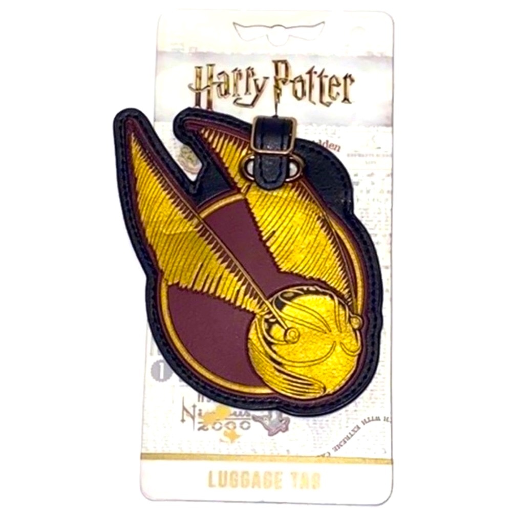 NEW • Harry Potter • Golden Snitch • Luggage Tag